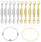 10 Pack Magnetic Necklace Clasps, Silver Closures Magnetic Jewelry Clasps Necklaces Fasteners Chain Clasps Connector Locking Magnetic Bracelets Clasp for Bracelet Necklace (Gold & Silver)