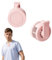 Ventilateur à Pince, Mini Ventilateur Silencieux 3 Niveaux Réglables - Rotation 360° - Small Clip-on Fan,Mini Fans De Tourbillon Pour Clips De Taille - Rose