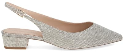 Peter Kaiser Damen - Peeptoes & Slingpumps 79442 in metallic Textil