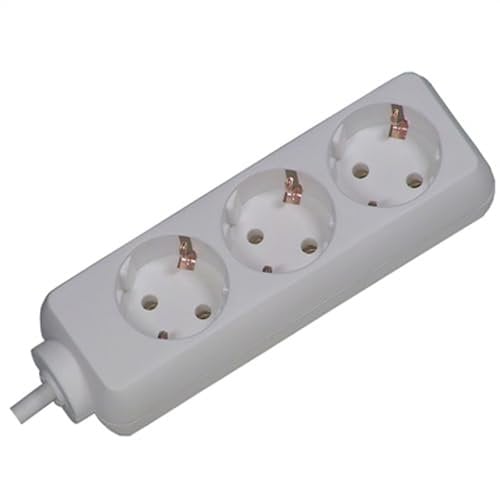 Bachmann Steckdosenleiste Schutzkontakt Smart, 387271S, Weiß