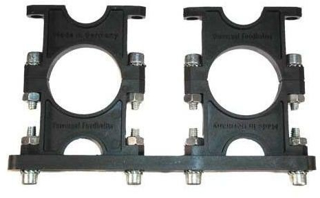 Chess D0051 Multitfeedhalter 2-fach Kunststoff Multifeed LNB Halterung für 2 LNBs verstellbar