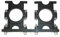 Chess D0051 Multitfeedhalter 2-fach Kunststoff Multifeed LNB Halterung für 2 LNBs verstellbar