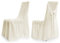 TexDeko Universal Stuhlhussen - Modell Wien - Creme