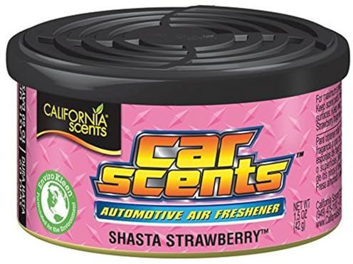 California Car Scents 1021 CarScents - Shasta Strawberry (Pink)