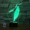 HPBN8 Ltd 3D Pinguin Lampe USB Power 7/16 Farben Fernbedienung Optical Illusion 3D LED Lampe Formen Kinder Schlafzimmer Nacht Licht