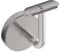 Sellon24® Supporto per corrimano in acciaio inox, per tubi in legno, 42,4 x 2,0 mm, per scale, tubo rotondo, supporto da parete, rosetta di copertura rettificata
