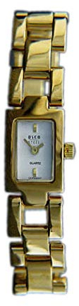 OSCO Steel Damen-Armbanduhr Analog Quarz mit Edelstahlarmband 2828 (Weiss/Gold)