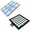 PakTrade SPARSET - HEPA Filter + Motorfilter geeignet Für Siemens VS08G2510/03 Dynapower XXL