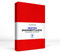 Jacobson Premium FROTTEE Spannbettlaken Spannbetttuch Bettlaken Baumwolle ca. 200g/m² (120x200cm - 130x200cm, Rot)