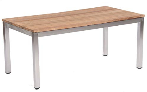 Sonnenpartner Gartentisch Magister ausziehbar 170/280x90 cm Edelstahl/Old Teak