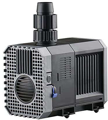 H&RB Pompa dell'Acqua Dell'acquario Serbatoio di Pesce Sommergibile Pompaggio Muto Filtro Regolabile Pompa dell'Acqua della Fontana Pompa di Circolazione Alta Potenza DC,CHJ 2000