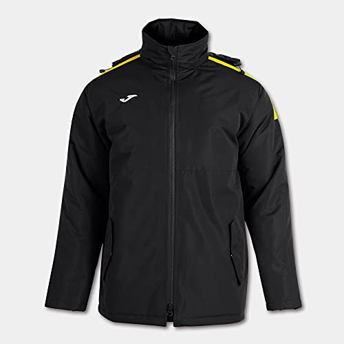Joma M Anorak Trivor, Unisexe-Adulte, Noir-Jaune