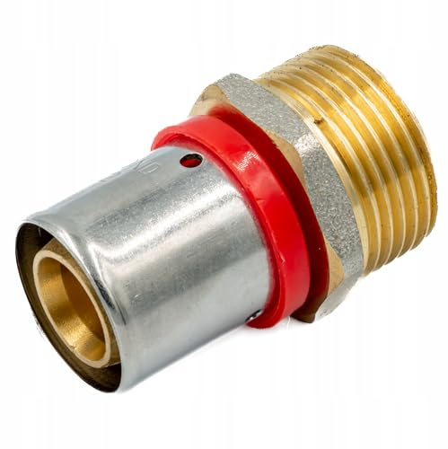 Pressfitting Aluverbundrohr PEX U-Profil Übergang mit Außengewinde (25 x 1)