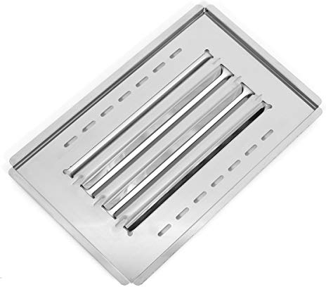LAG Flammenabdeckung für 1-flammige Grill/Bräter, Ersatzteil, Flammabdeckung, Edelstahl-Gasgrill Gastrobräter Profigrill