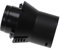 vhbw Adaptador de manguera compatible con Miele S5, S4, S4000, S5000 aspiradora - Conexión, extremo de tubo, negro