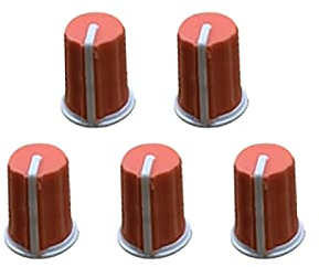 LICHIFIT 5 x EQ-Drehknopf-Ersatz-EQ-Potentiometer-Drehknopf, Schubstangenkappe für Pioneer DJ-Mixer, Reparaturteil