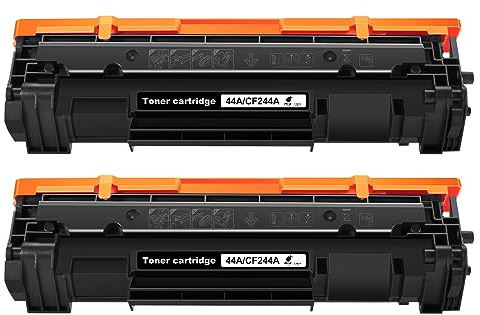INUDIO (2er-Pack 44A CF244A Toner Schwarz Kompatibel für HP MFP M28w Laserjet Pro M15w M15a MFP M28a Drucker