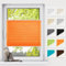 BelleMax Plissee ohne Bohren Klemmfix, Orange 80x120cm(BxH), Easyfix lichtdurchlässig Sichtschutz und Sonnenschutz, Jalousie Plisseerollo mit Klemmträger, Faltrollo für Fenster & Tür