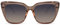 Cheapass Sonnenbrille für Damen grosses-Modell in Braun mit Katzenauge und dunklen Glässern 100% UVA & UVB Rays