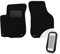 moto-MOLTICO Vorne Fußmatten Auto Velours Autoteppiche Schwarz Automatten Set 2-teilig passend für Seat Leon I Toledo II 1999-2004