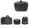 KamKorda Camera Bag + R50 Mirrorless Digital Camera Body Black + RF-S 18-45 f/4.5-6.3 IS STM + Adapter, 24.2MP APS-C CMOS Sensor, UHD 4K Video + 2 Year Warranty