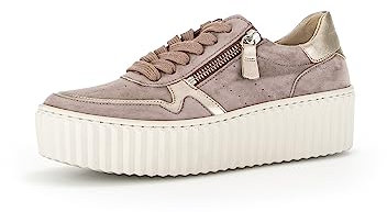 Gabor Baskets basses pour femme, semelle intérieure amovible, Poudre rose Tender 10, 39 EU