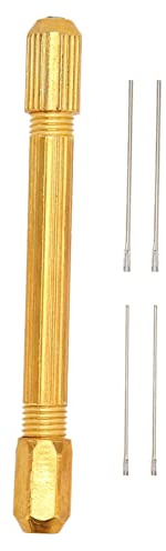 Puppenhaar-Wurzelwerkzeuge, Puppenhaar-Wurzelhalter, 4 Stück 0,6 Mm 0,8 Mm Nadeln, Legierungsgriff, Puppenhaar-Herstellungszubehör