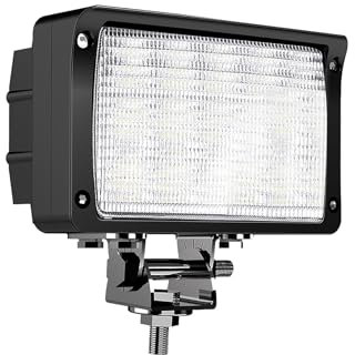verbuma Phare de travail LED,6 Pouces Phare LED 12V 24V 6500K pour Camion Tracteur SUV Tracteur (1pcs Givrée)