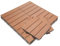 Fiqops 66 Stück WPC Terrassenfliesen, 30x30 cm Balkon Bodenfliese,Gartenfliesen mit Klick-System,Terrassendielen Balkonfliesen Klickfliesen,Terrassendielen Wasserfest für Terrasse,für 6m² Braun