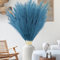 Mbsomnus 6 Stück Pampasgras Groß 110cm Pampasgras Künstlich Blau Künstliches Pampasgras Deko Trockenblumen Getrocknete Blumen Boho Deko Kunstblumen Pflanzen für Hochzeit Büro Schlafzimmer Wohnzimme
