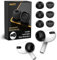 KASOTT Replacement Memory Foam Earplugs for AirPods Pro 1st and 2nd Generation, Perfect Noise Reduction, Ultra Comfortable, Non-Slip, Fits in Charging Case (Black, Medium)