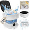 Portable Mini Waschmaschine Mit Schleuder - 14L 40W Camping Waschmaschine Mini Washing Machine Faltbare, Kleine Waschmaschine Mobile Waschmaschine Reise, Babykleidung, Unterwäsche (Ultra-Reinigung)