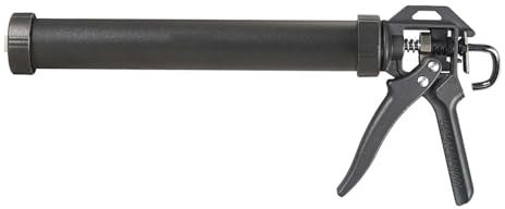 VDCVADKYE Heavy Duty Sealant Caulking Gun, Drip Free Smooth Rod Cradle Caulking Gun with Comfort Grip