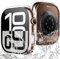 TAURI Paquete de 2 Estuches Impermeables Diseñados para Apple Watch Series 10 46 mm, [Certificado IP67 a Prueba de Agua] con Protector de Pantalla de Vidrio Templado 9H - Trasparente