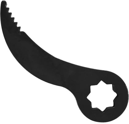 Cabezal Adaptador Llave Palanca con Dientes Sierra Banda, Herramienta Cabezal Adaptador Palanca Herramienta Desmontaje Eje Cuernos 1/2 Herramienta Cabezal Adaptador Palanca 1/2(Negro)