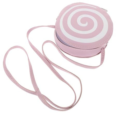 DEARMAMY PU Schultertasche ädchen Umhängetasche Lollipop Design Kleine Tasche Für Frauen Modische Crossbody Bag Für Alltag Und Party