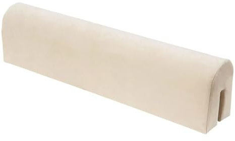 shivler Bettkantenschutz für Kinderbetten Kissen für bettumrandung Rausfallschutz Abdeckung Kantenschutz für Babybett (Beige, 120cm)