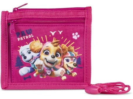 Noey & Lou PAW Patrol Brustbeutel Kinder Geldbörse Mädchen Jungen Geldbeutel mit Sichtfach (M1-M6 Rettungs Hunde, M1)