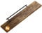 Casaria® 3X Wandregal Holz Dunkle Eiche Hängeregal mit Halterung 15kg Tragkraft Küche Wohnzimmer Flur Regal Schweberegal Bücherregal Holzregal 110cm