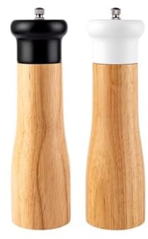 ADERFETBI Pepper Grinder Oak Pepper Grinder Manual Rotating Seasoning Bottle, Suitable For Home Kitchen, Restaurant Kitchen, Outdoor Gathering Kitchen Mill