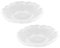 LIFKOME 2Piezas Platillo de Vidrio Transparente para Taza Posavasos Decorativos de Resistente y Ligero Protege Muebles del Calor y Rayones