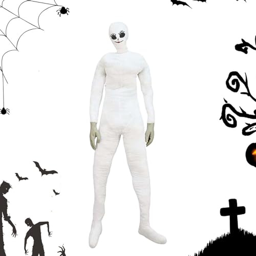 Acunny Halloween-Schaufensterpuppe, aufblasbar, menschliche Figur mit gruseligen Posen, Zubehör für Rollenspiele für Haus des Horrors, Fluchtraum, Horrorveranstaltungen und Themenpartys