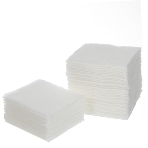 GANAZONO 2 Stück-pack Baumwoll Wattepads für Gesicht Make Up Entferner Pads mit Großer Kapazität Sanft zur Haut 200 Stück pro Packung für Gesichtsreinigung