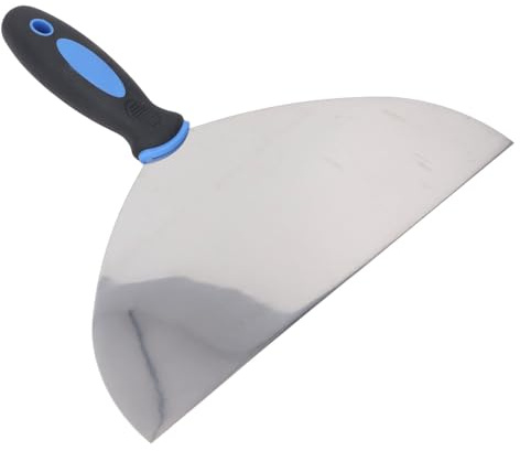 Acouto Kittschaber aus Edelstahl, Tapeten- und Farbaufkleber, Gipsschaber mit Loch Zum Aufhängen für Reparaturen, 30,5 Cm, Kitt (10 Zoll)