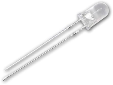 world-trading-net - 25 LEDs 5mm wasserklar weiß Typ WTN-5-14000pw, Leuchtdiode, bedrahtet, Diode leuchtend, als Bauteil