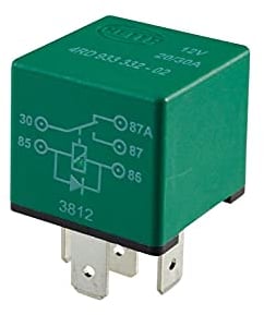 HELLA Relè, Corrente di lavoro - 12V - 5a... poli - Contatto di commutazione - con diodo di spegnimento - 4RD 933 332-021