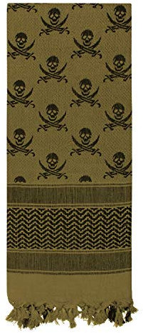 Rothco Skulls Shemagh Tactical Desert Scarf