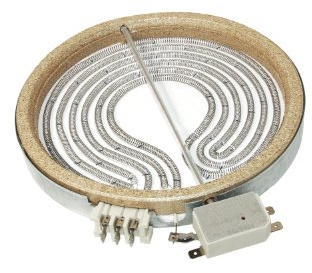 Beko 162926002 - Accessorio per forno e fornelli, elemento riscaldante, piano cottura, ricambio originale in ceramica, per il piano cottura, questo pezzo/accessorio è adatto per diverse marche