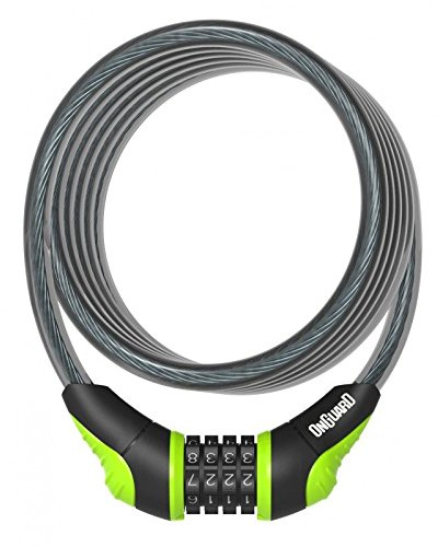 ONGUARD New Neon Combo Cable Lock 180 x 10mm 4 Colours