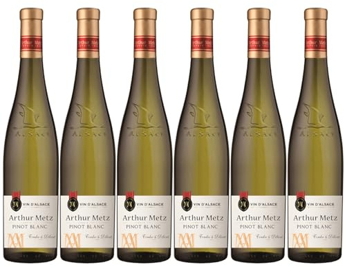 Arthur Metz - Vin Blanc d'Alsace AOP Pinot Blanc (6 x 0.75 L)